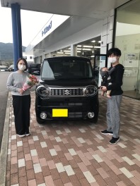 Ｈ様　ワゴンＲスマイルご納車おめでとうございます！