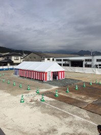 ショールーム建て替え中、、、安全祈願祭実施しました！