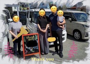 K様　新車スペーシアご納車おめでとうございます！