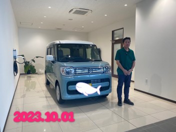 スペーシアご納車　誠にありがとうございます！