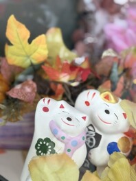 玖珠店のショールーム秋色に模様替えしました(*^▽^*)