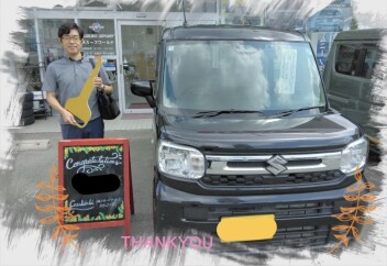 H様　中古車スペーシアご納車おめでとうございます！