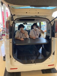 スペーシアベースVSエブリイバンVSスーパーキャリイ車中（車外？）対決！！