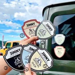 JIMNYシエラちゃん入りステッカー発売してます！！