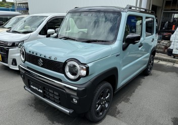 新型ハスラータフワイルド展示車ございます！