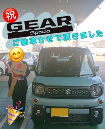 スペーシアギアをご納車させていただきました！