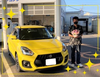 スイフトスポーツご納車させていただきました☆彡