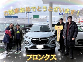 フロンクス★ご納車おめでとうございます！！