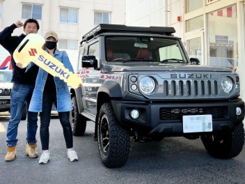 木更津市のK様ご夫婦に ジムニーシエラ 御納車です★