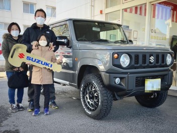 茨城県のI様に ジムニー 御納車です★