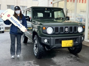 木更津市のI様に ジムニー 御納車です★