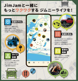 ジムニー専用地図アプリ  JimJam