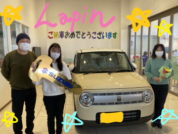 ラパンご納車です☆