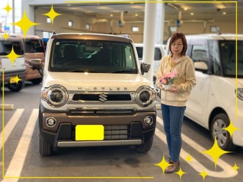 ハスラーご納車させていただきました☆彡
