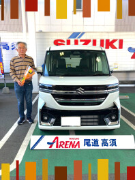 ★納車★スペーシアカスタム　HYBRID　XS