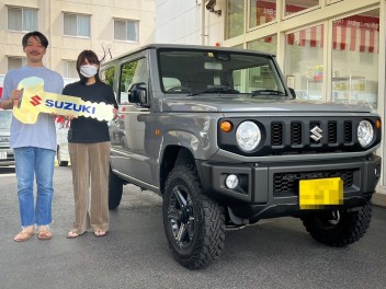 神奈川県のK様に ジムニー 御納車です★