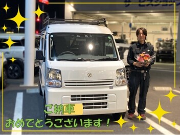 エブリィバンご納車させていただきました☆彡