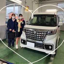 M様のスペーシアカスタムを納車しました♪