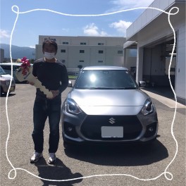 お客様のスイフトスポーツを納車しました！