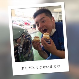 お客様から差し入れ頂きました♪