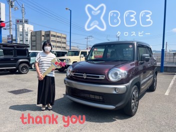 O様のクロスビーを納車しました♪
