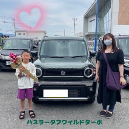 お客様のハスラータフワイルドをご納車しました！