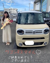 ワゴンRスマイルの納車式☆彡