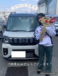 スペーシアギアの納車式！！