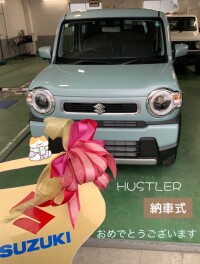 ハスラー納車式を行いました☆