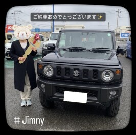 ジムニーを納車しました！