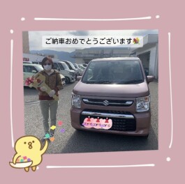 ワゴンRを納車しました！