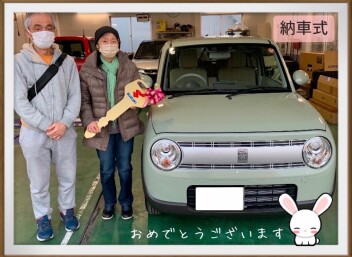 可愛いラパンの納車式を行いました！