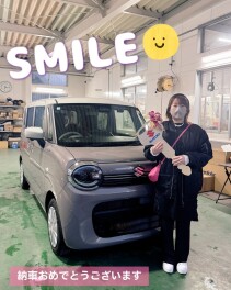 新型ワゴンRスマイルの納車式☆
