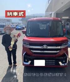 スペーシアカスタム納車式！