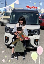 可愛い納車式を行いました☆