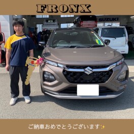新型フロンクスの納車式！