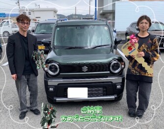 ハスラータフワイルドの納車式☆