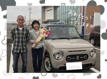 可愛いラパンLCの納車式☆