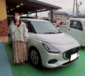 スイフト　ご納車おめでとうございます！