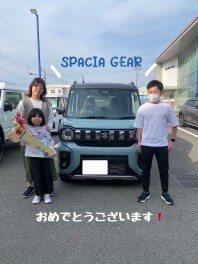 ☆スペーシアギアの納車式★