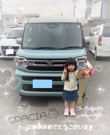 可愛い納車式を行いました！☆