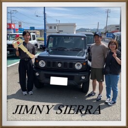 大人気ジムニーシエラの納車式を行いました！！