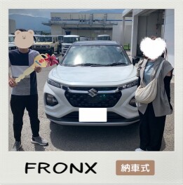 フロンクスの納車式！
