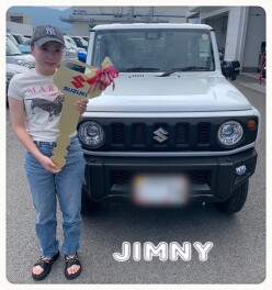 ジムニーの納車式☆　おめでとうございます！