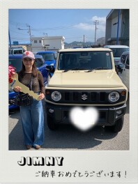 ジムニーご納車おめでとうございます☆