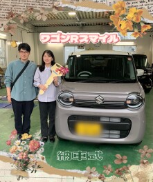 可愛いワゴンRスマイルの納車式！