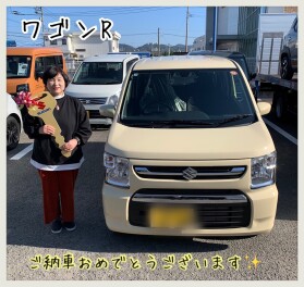 ワゴンRの納車式！