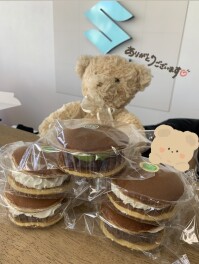 とっても美味しそうな生どら焼きいただきました～！