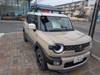 新型クロスビーをアウトドアスタイルにカスタムしました！