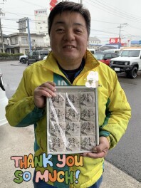 三島名物のひうち焼きいただきました〜！　ありがとうございます！